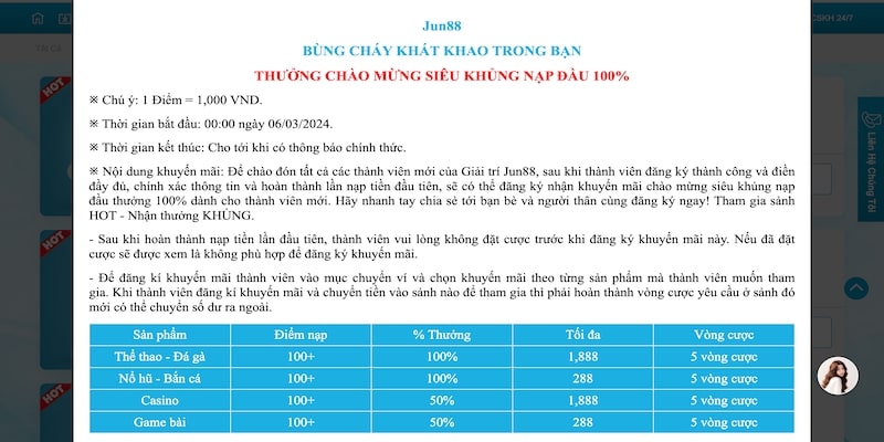 Câu Hỏi Thường Gặp Về Jun88 Và Lời Giải Đáp Chi Tiết 3 Hoạt động khuyến mãi khủng dành cho người chơi mới